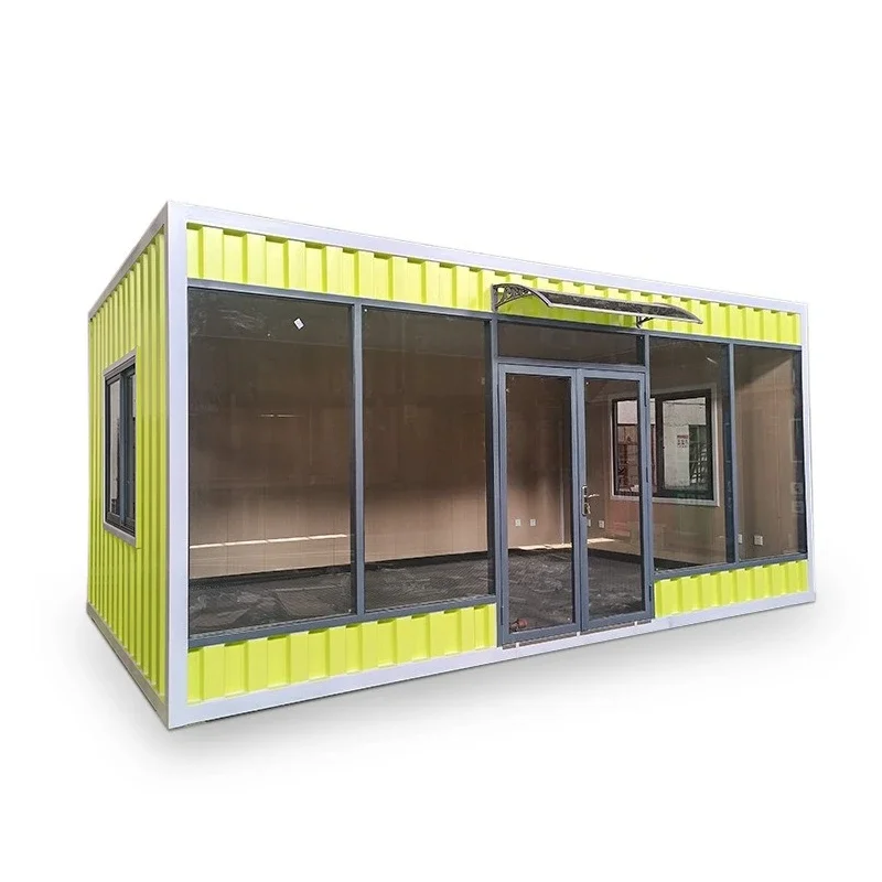 Outdoor mobile container kiosk Scenic street coffee shop
