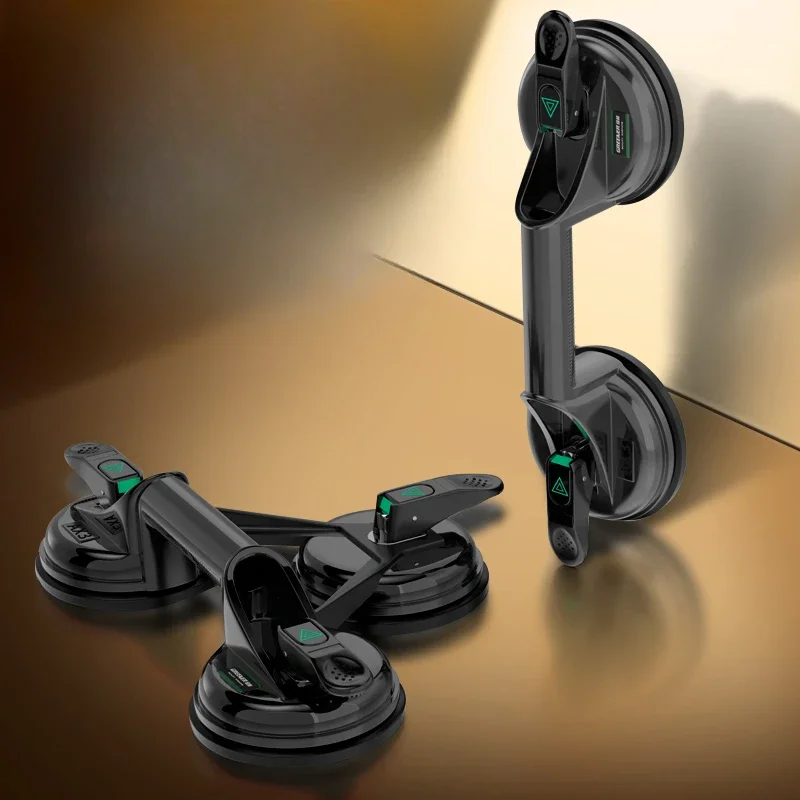 

Glass suction cup, strong heavy-duty lifting and sticking tiles, three-claw handling, installation and fixing