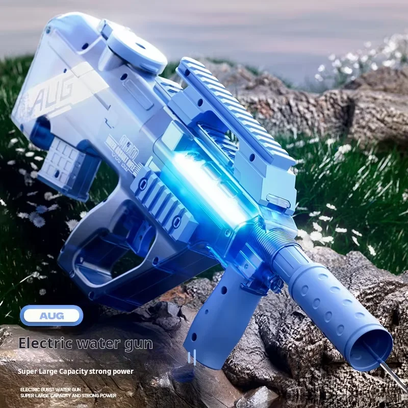 Electric Water Gun Toy Large Capacity P90 AUG Automatic High-Tech Outdoor Summer Beach Swimming Pool Shooting Water Toy for Kid