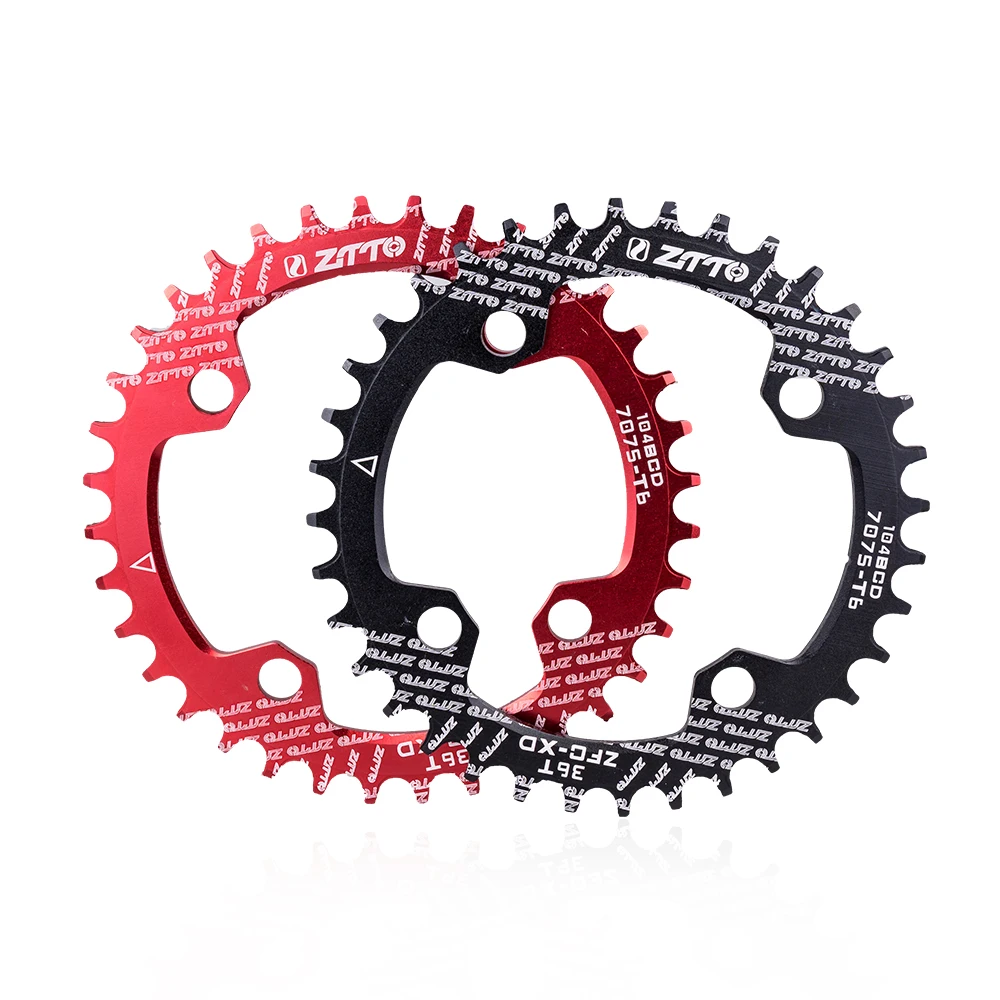 ZTTO MTB 104 BCD Bicycle Crankset Mountain Bike Crank Arm Chain Wheel BSA Bottom Bracket Narrow Wide Chainring 1X System