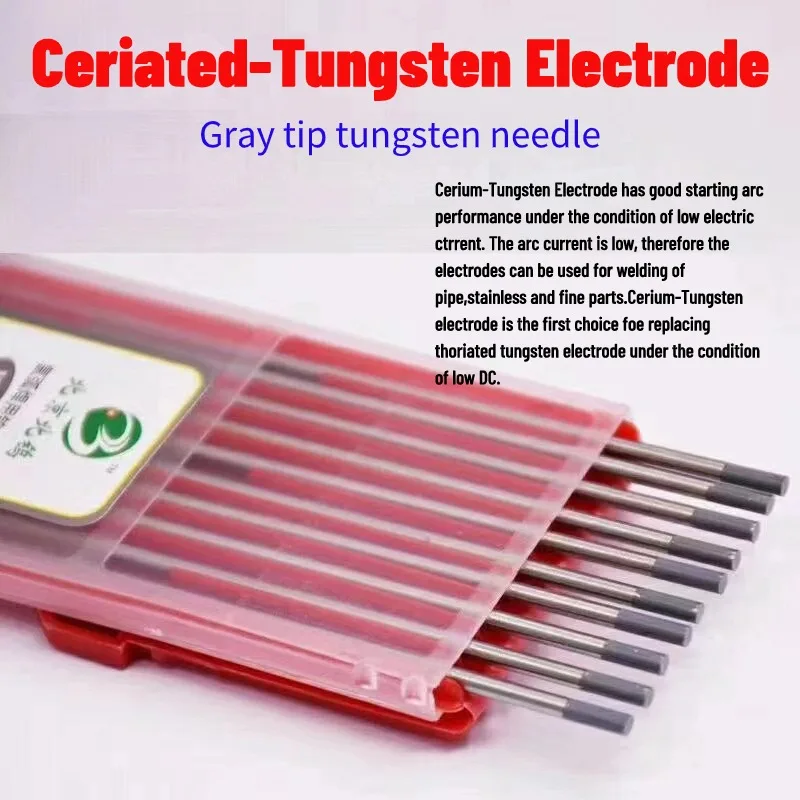 

Argon Arc Welding Tungsten Electrode Argon Arc Welding Machine Special Welding Needle For Welding Gun Accessories Ceriated Tungs