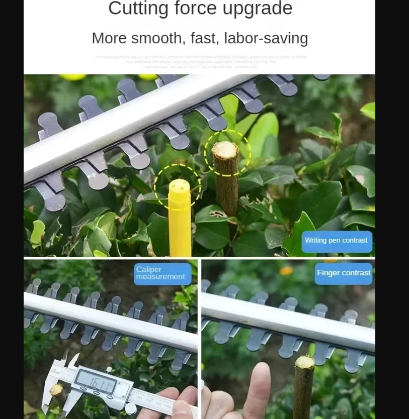 

220V Electric Garden Hedge Trimmer with Lithium Battery and Flower Grass Cutting Function D