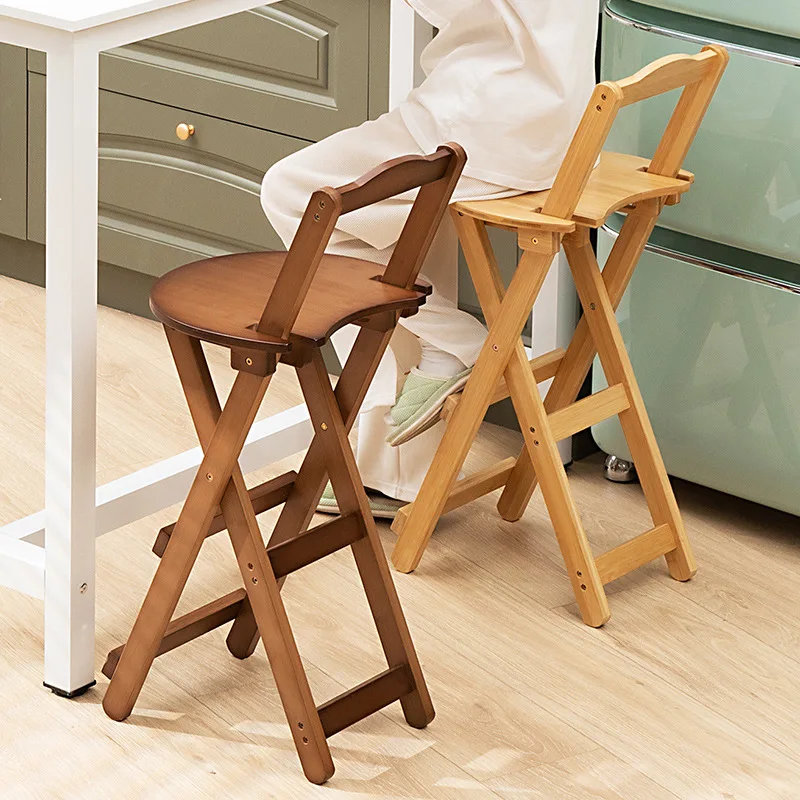 

Складной стул для дома, стул со спинкой, высококачественный бамбуковый стул для гостиной, барный стул, складной табурет