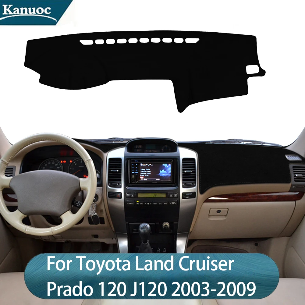 

For Toyota Land Cruiser Prado 120 J120 2003-2009 Dashboard Cover DashBoard Mat Carpet Pad Sunshade Cushion Non-slip Accessories