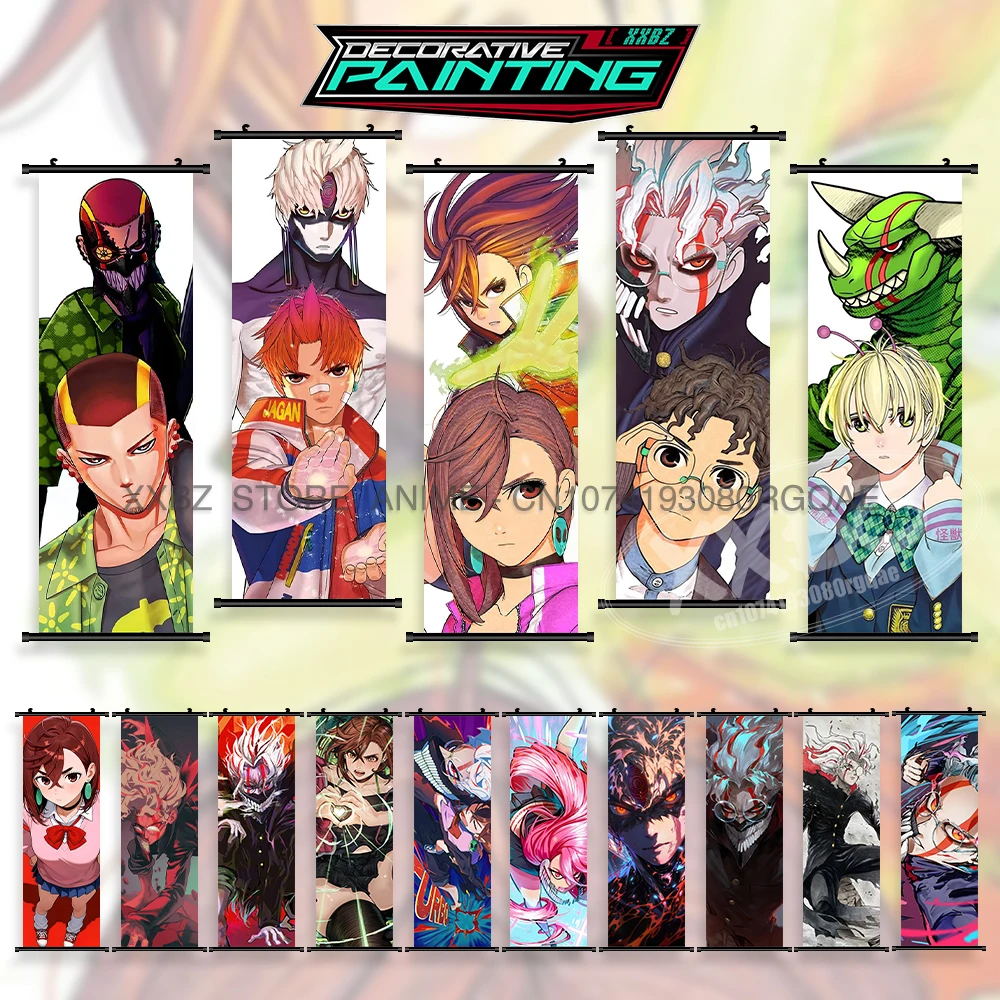 

Japanese Anime DAN DA DAN Figures Hanging Painting Wall Artwork Scrolls Picture Print Canvas Poster Home Decor For Living Room