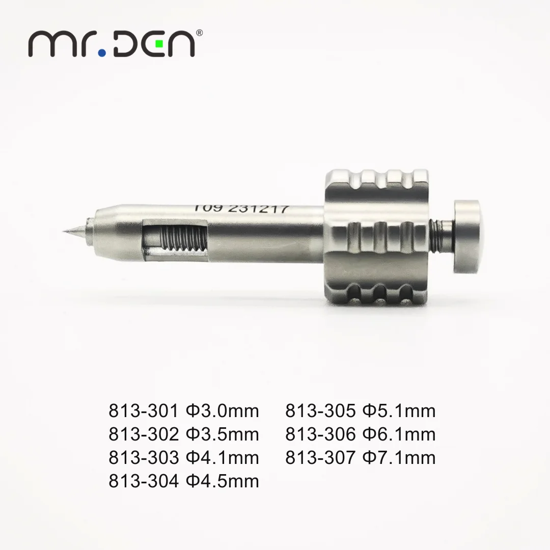 Tissue Punch Drill Dental Trephine Bur Bone Harvest Drill Dental Implant Positioning Surgical Instrument GBR Bone Graftin