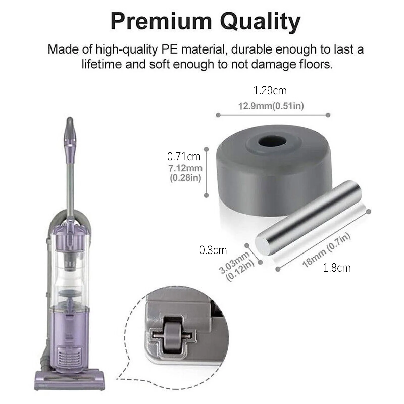 4 шт. передние роликовые колеса пылесоса для Shark Navigator Rotator NV350 NV400 серии аксессуары для пылесоса запасные части