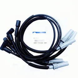 6PC/kit ignition Cable (Ignition Wire, Cylinder Dividing Wire), 68017712AC ,Suitable For: 3.8L ,WranglerJK,J3， 2007-2011