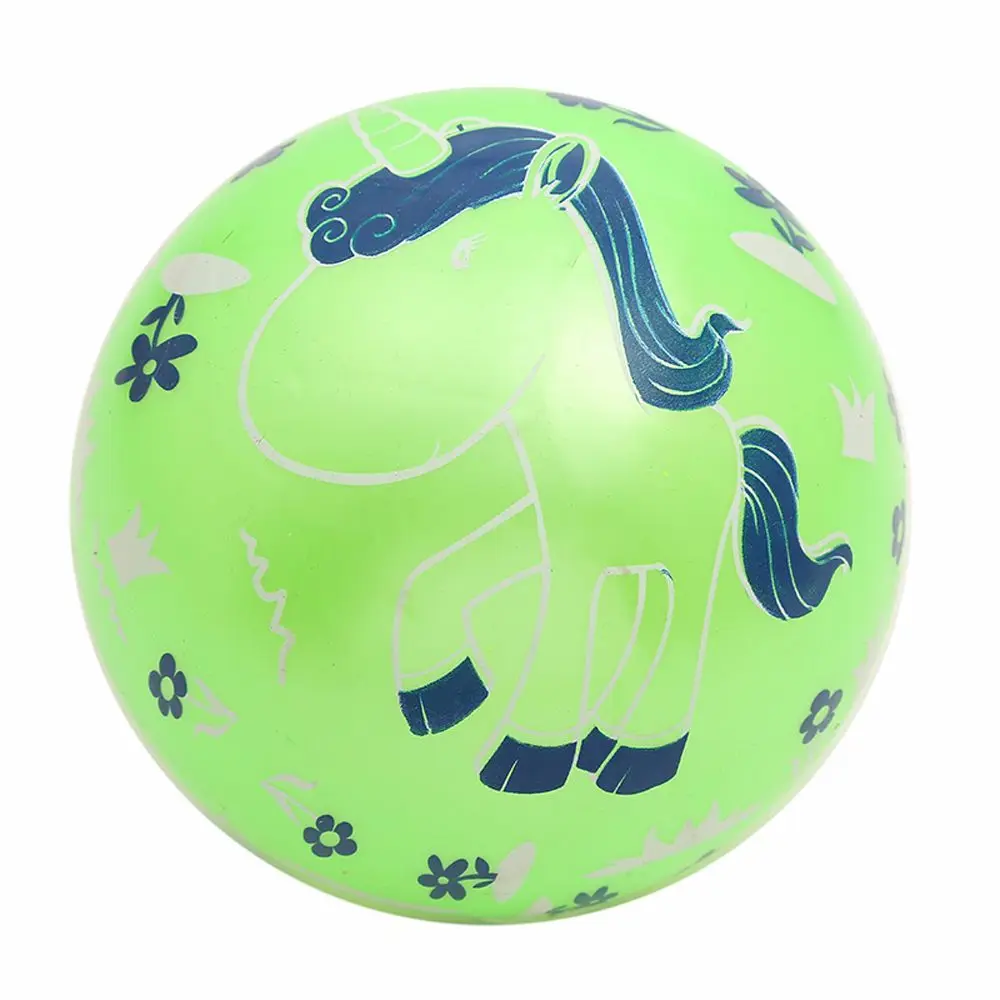 9 inches Random Color Indoor And Outdoor Sports Gifts Children  Toys Beach Ball Rubber Inflatable Rainbow Volleyball