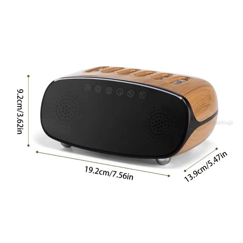 27rb Blue Tonte Air Oidifier Digital Alarm LED Relógio aromas óleo essencial difusor