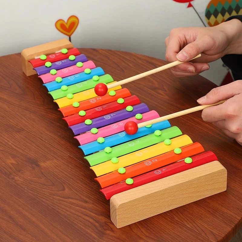 

Music Hand Playing Boy Girl Baby Children Educational Music Toys 1-3 Years Old Baby Octave Xylophone Set