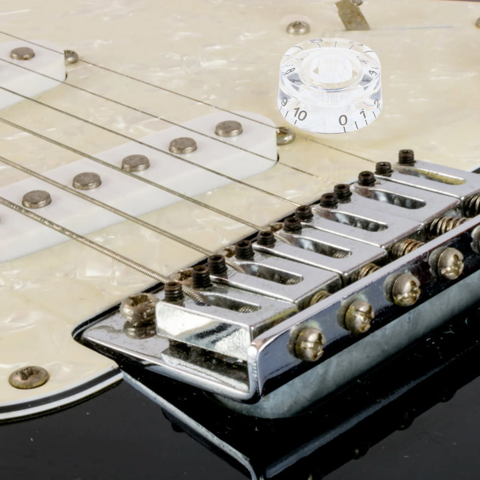 4 قطعة مقبض حجم الجهير الصلبة الاكريليك صلابة عالية واسعة قابلية التطبيق تصميم أنيق الجهد مقبض المقابض الغيتار