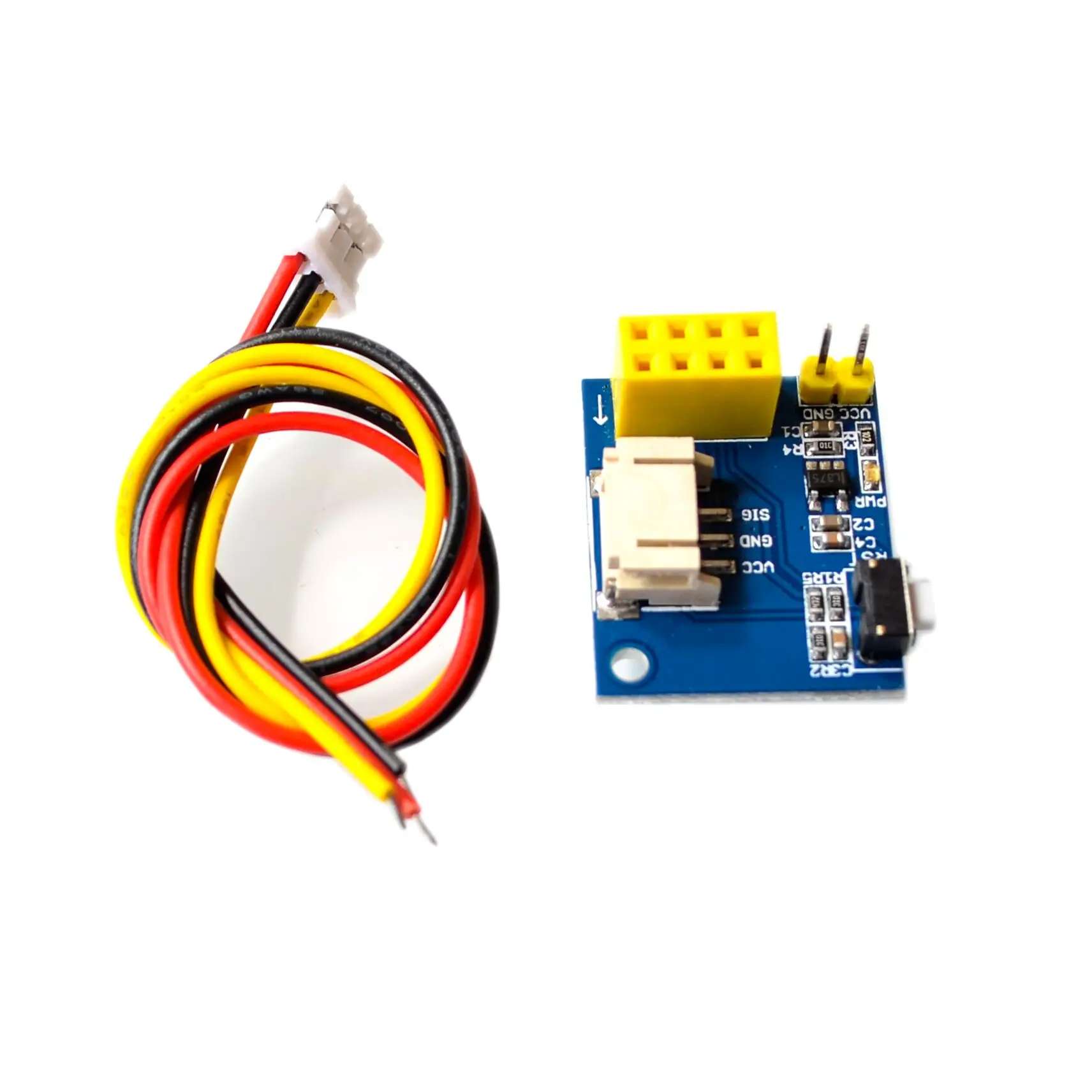 No��ESP8266 ESP-01 ESP-01S RGB LED Controller Module for Arduino IDE WS2812 Light Ring Smart Electronic DIY