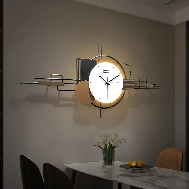 -*Art Charm Unique Wall Clock Vertical Vintage Design Square Wall Clock Plastic Kawaii Reloj De Pared Digital Wall Decoration