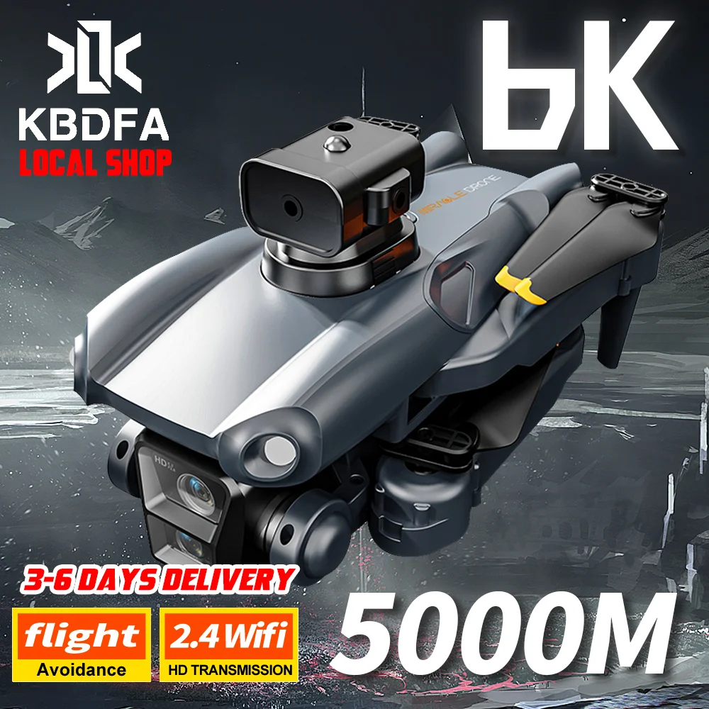 

KBDFA P25 Drone 6K HD Camera Aerial Photography Foldable RC Quadcopter Obstacle Avoidance Mini UAV Remote Control Toys