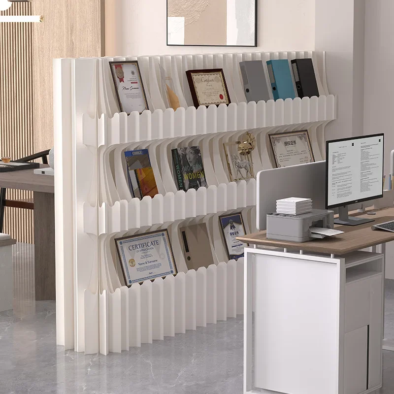 Shopping mall boutique display cabinet partition screen false wall