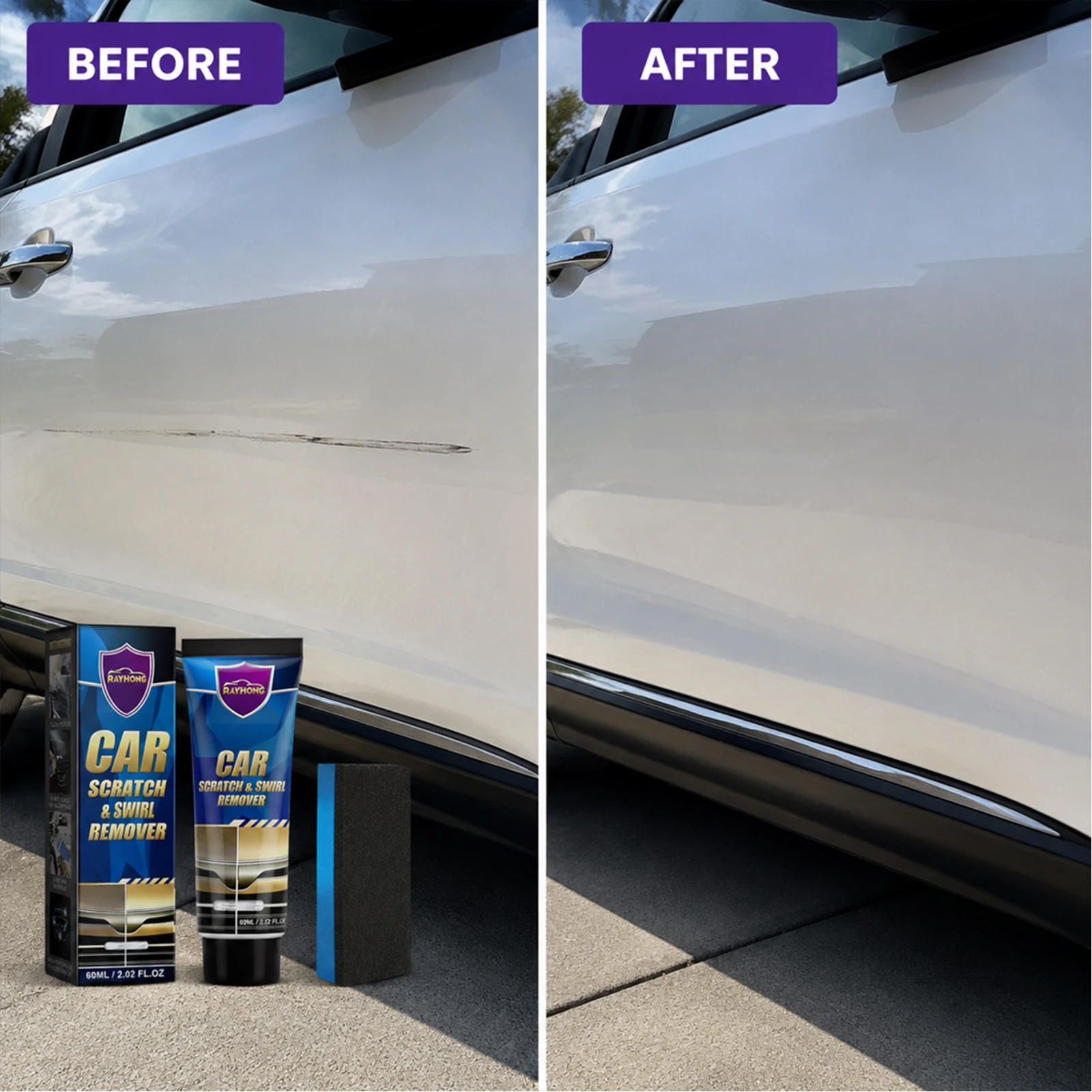 Upgraded Car Scratch Remover K - Car Scratch Repair Polishing Wax Paste recension och pris