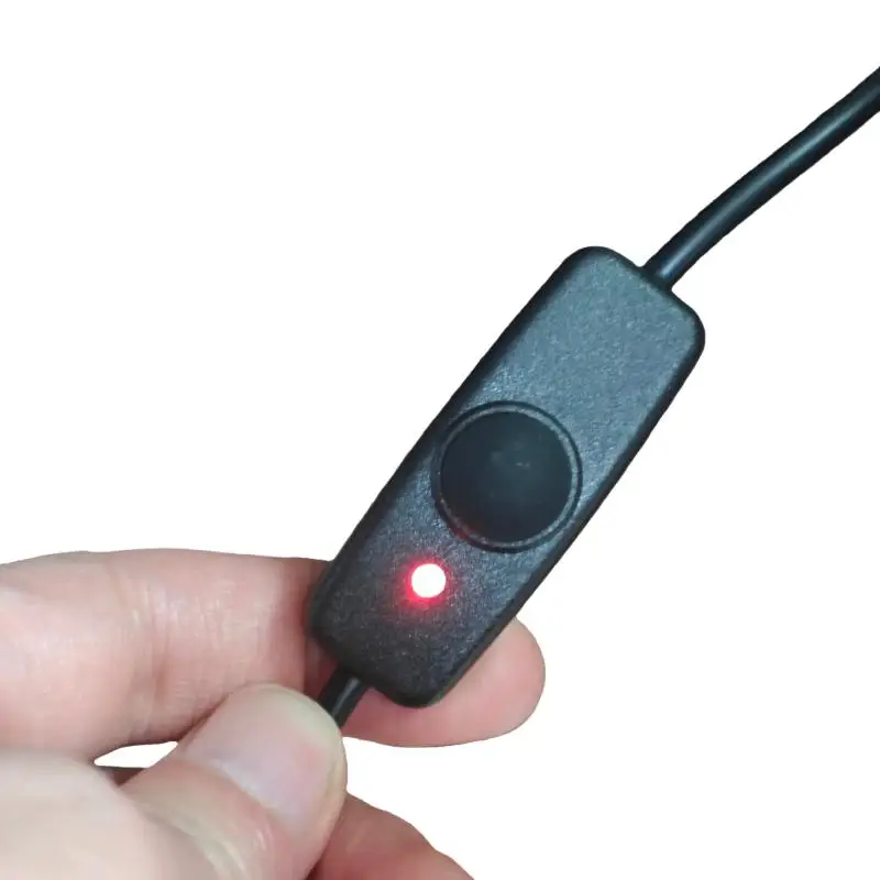 30/100cm USB Extension Cable With ON OFF Switch LED Indicator For USB Fan LED Lamp Data Sync USB 2.0 Extender Cord