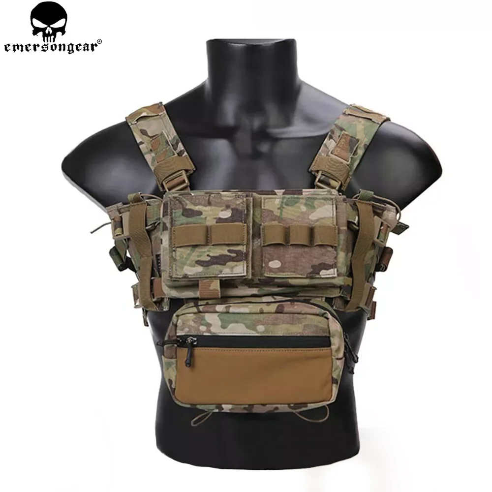 EMERSONGEAR Aparejo de Pecho Micro Fight MK3 – Airsoft Multi-camo - imagen 3