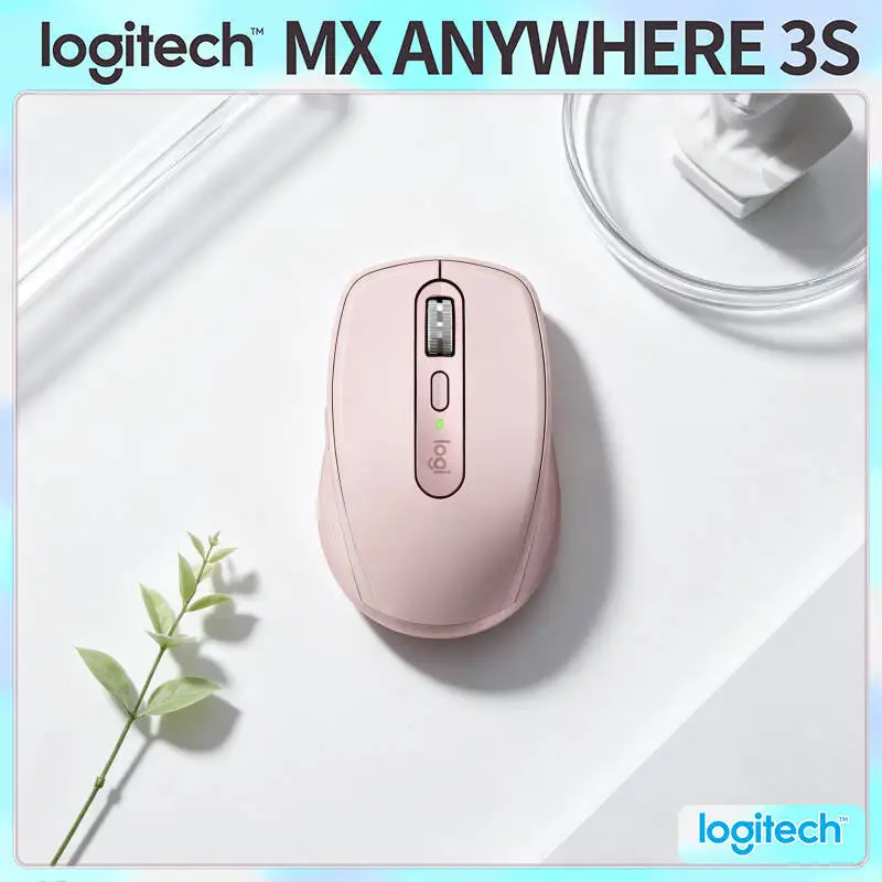 

High-Performance MX Anywhere 3S - 8K DPI, Hyper-Scroll, Compact, Perfect for Flower Fair & Cashier Counter