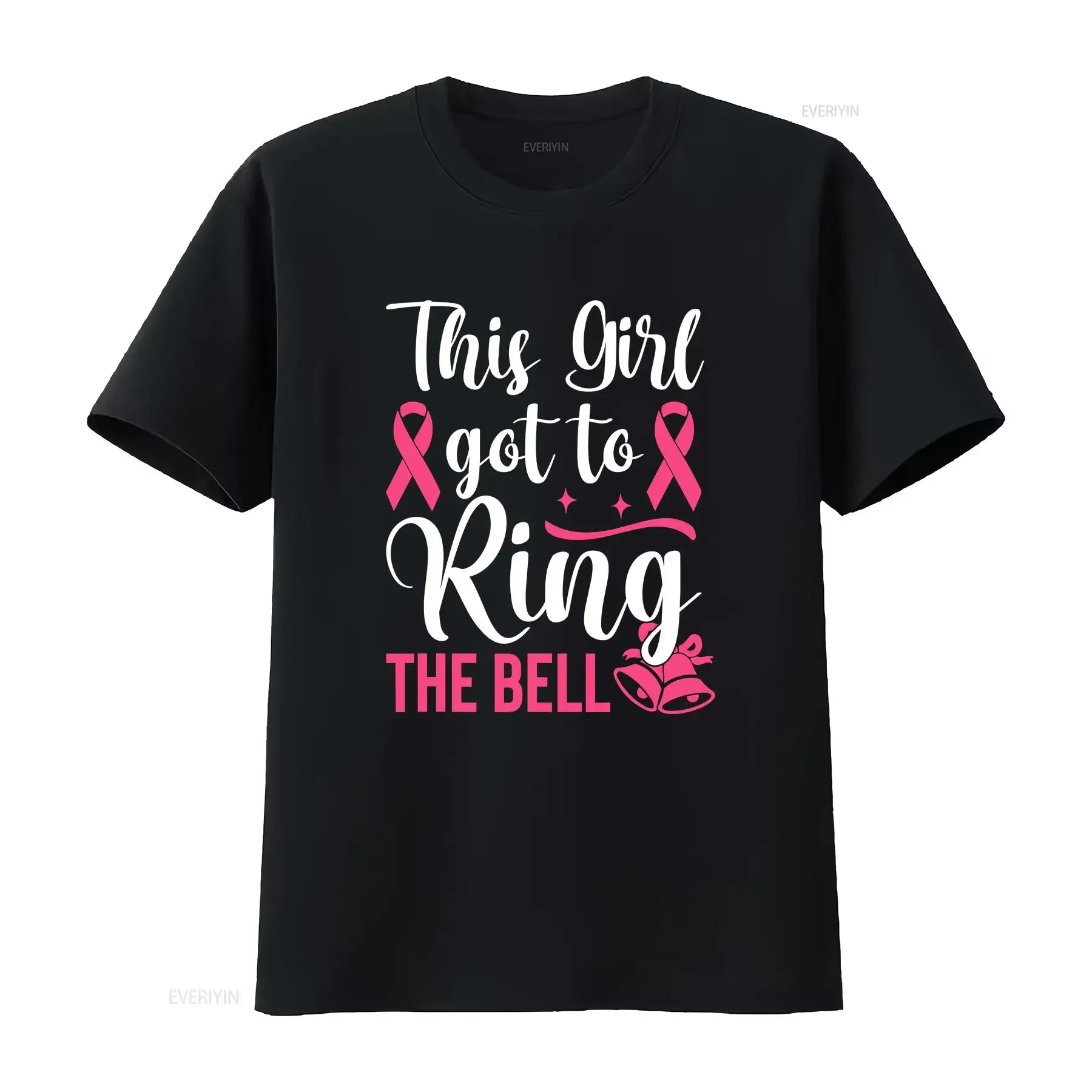 This Girl Got to Ring the Bell Chemo Grad Breast Cancer T Shirt  vintage Washed designer clothes homme Unisex Comfortable