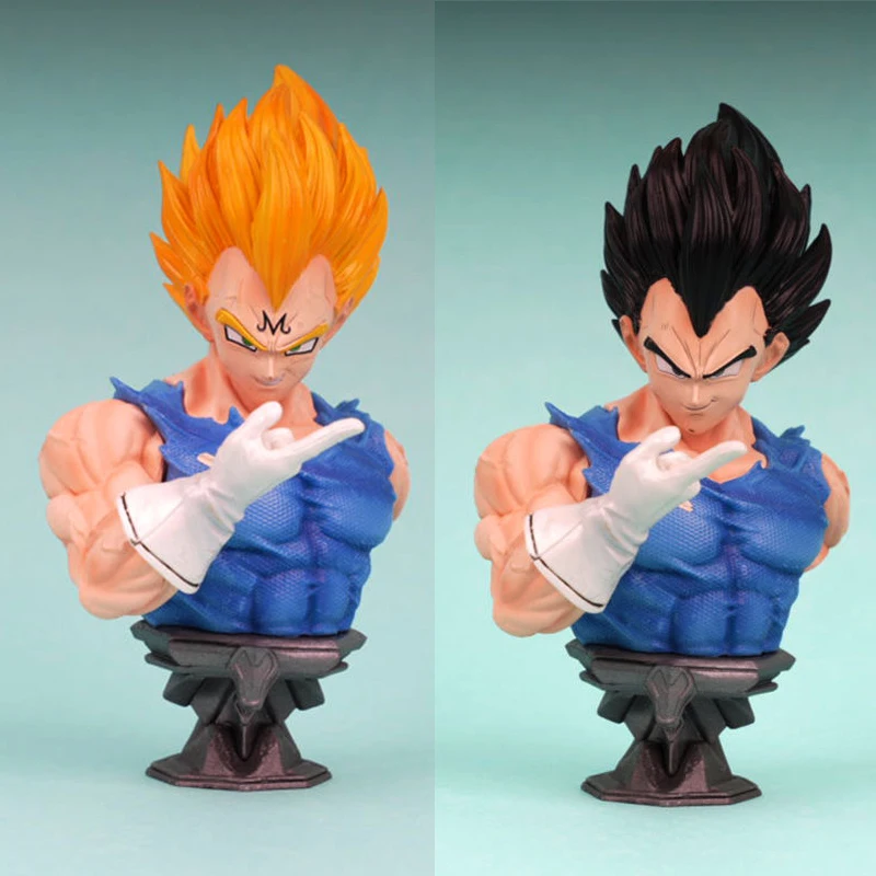 Dragon Ball Figures GK Majin Vegeta Action Figures Super Saiyan Vegeta Anime 16cm Model Collection Toys Birthday Decoration Gift