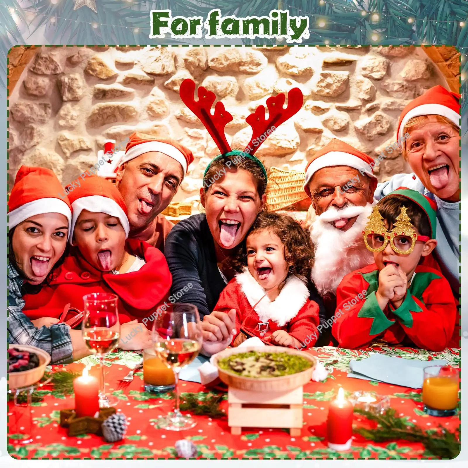 10-50 قطعة غير المنسوجة النسيج سانتا كلوز قبعات عيد الميلاد الكبار الاطفال قبعات عيد الميلاد قبعة عيد ميلاد سعيد السنة الجديدة مهرجان ديكور الحفلات