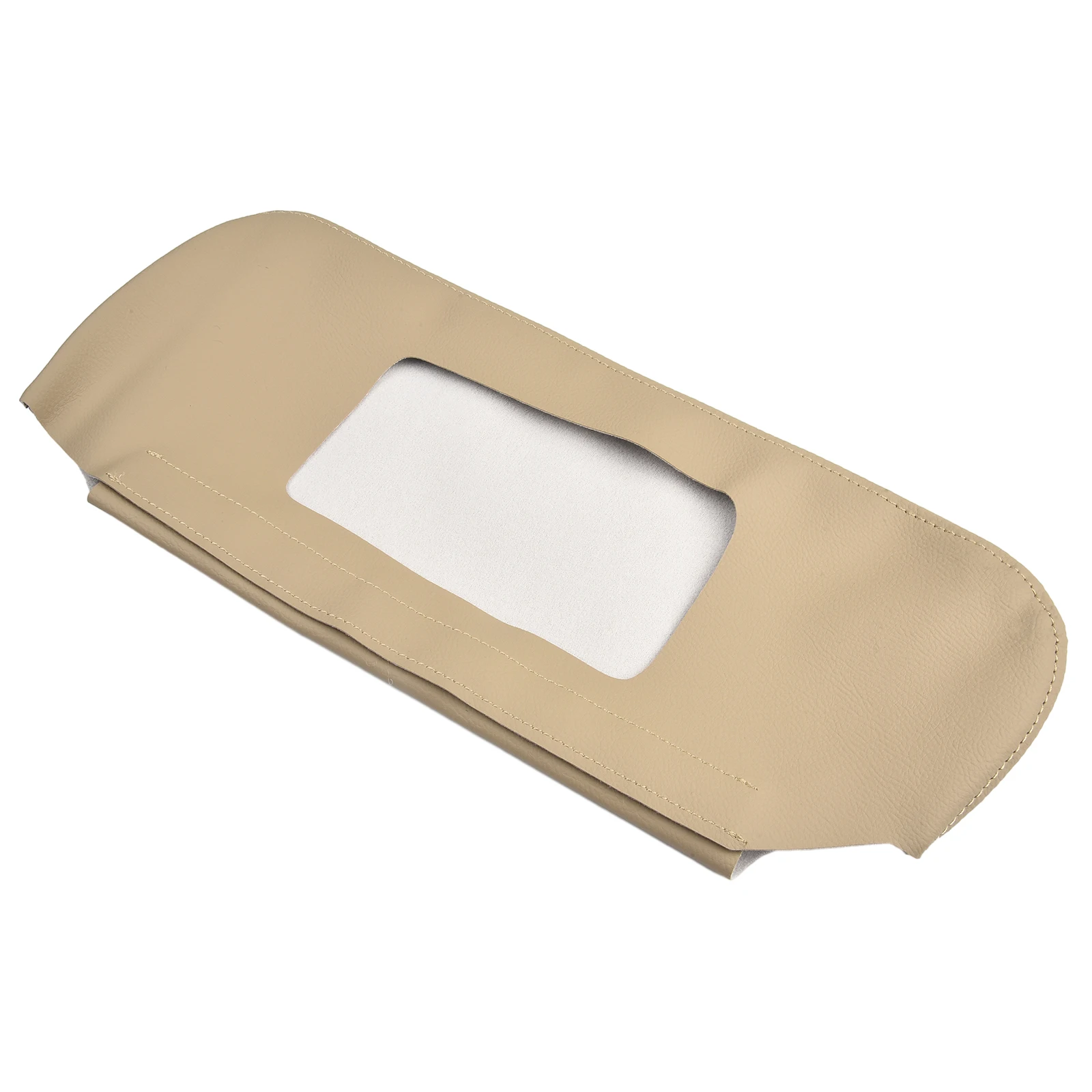 

Beige Microfiber Leather Sun Visor Replacement Cover Skin for 93 02 For Chevy For Camaro For Firebird Material