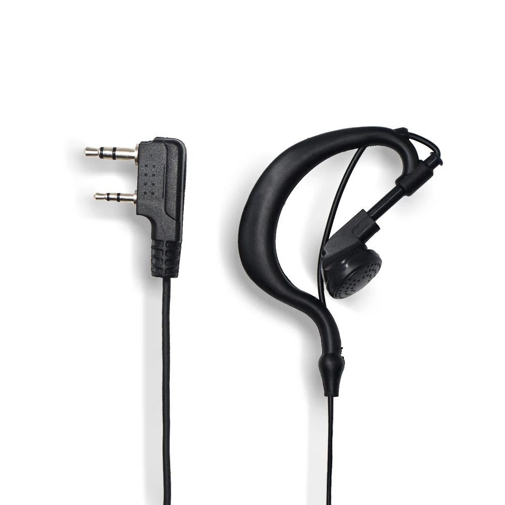 Walkie Talkie Headset Kopfhörer 2 Pin K Port Zwei Weg Ham Radio Lautsprecher Mic Ohrhörer Für Baofeng BF-888S UV5R UV82 BFR5 Kopfhörer – Detail 3