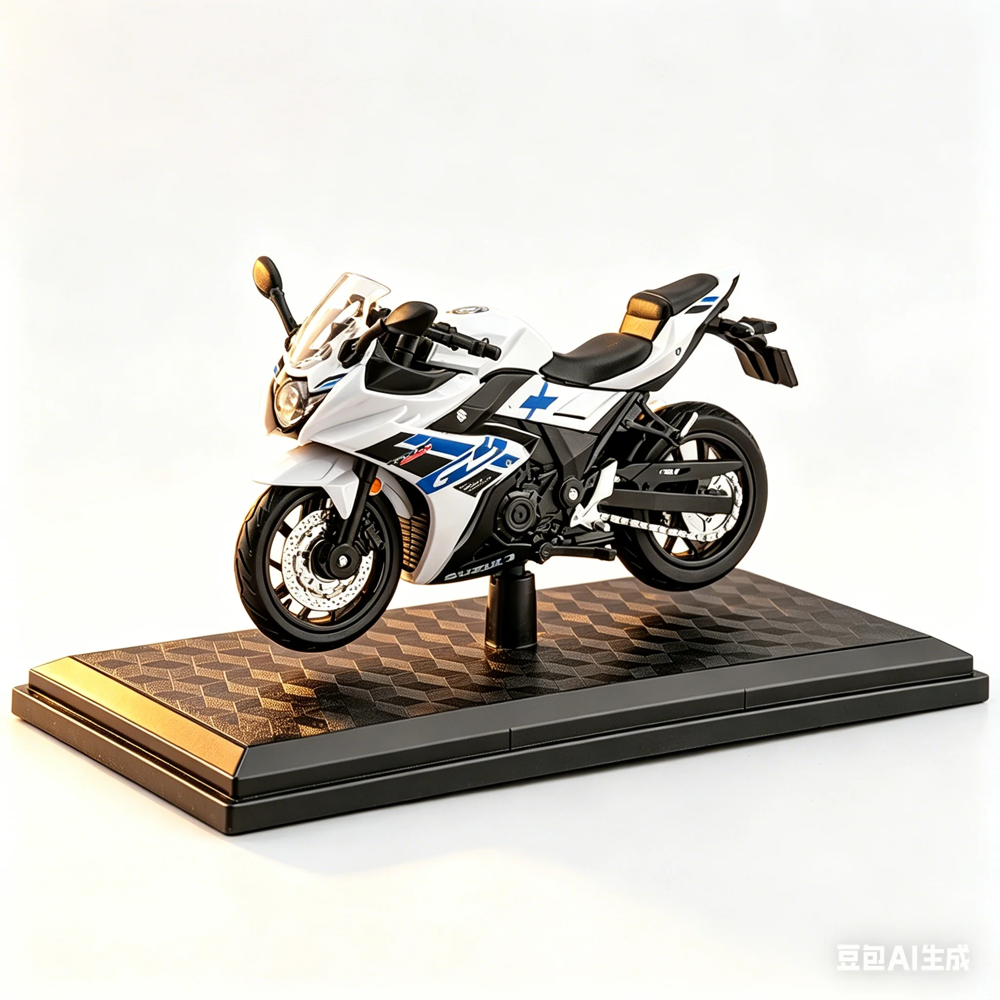 

Boxed 1:18 eight simulated locomotives, Suzuki Yamaha alloy motorcycle model ornament toy gift