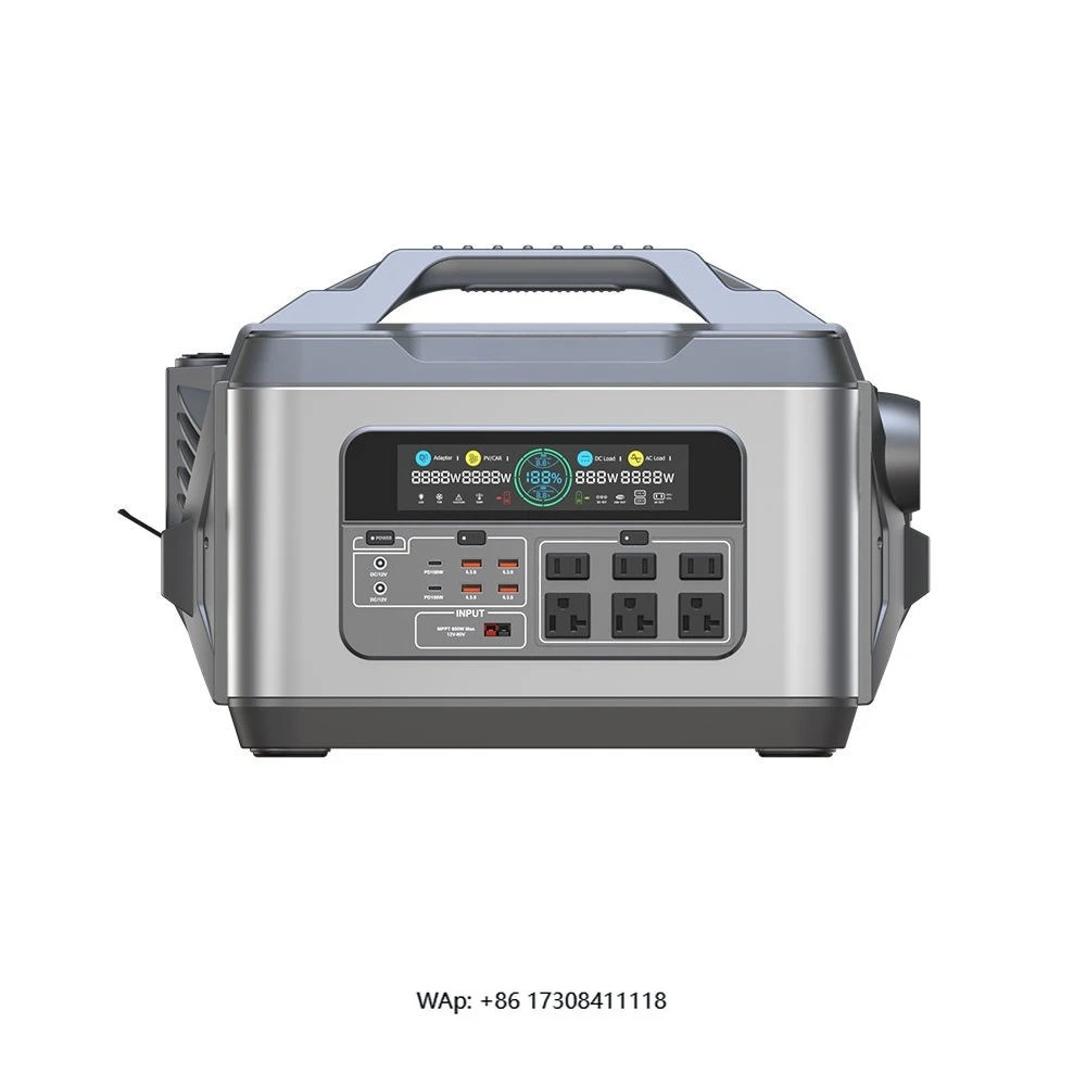 2000W 2220Wh Waterproof Portable Power Station Outdoor Camping Solar Generator