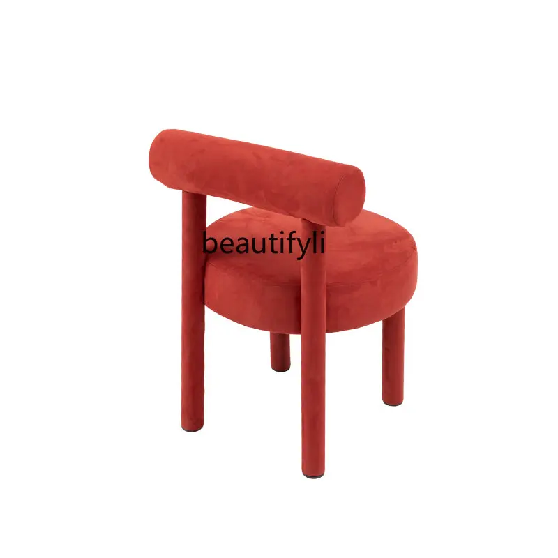 Circle and Creative Fashion Leisure Chair Simple and Comfortable Imported Flannel Wear-Resistant High Elastic Sponge furniture