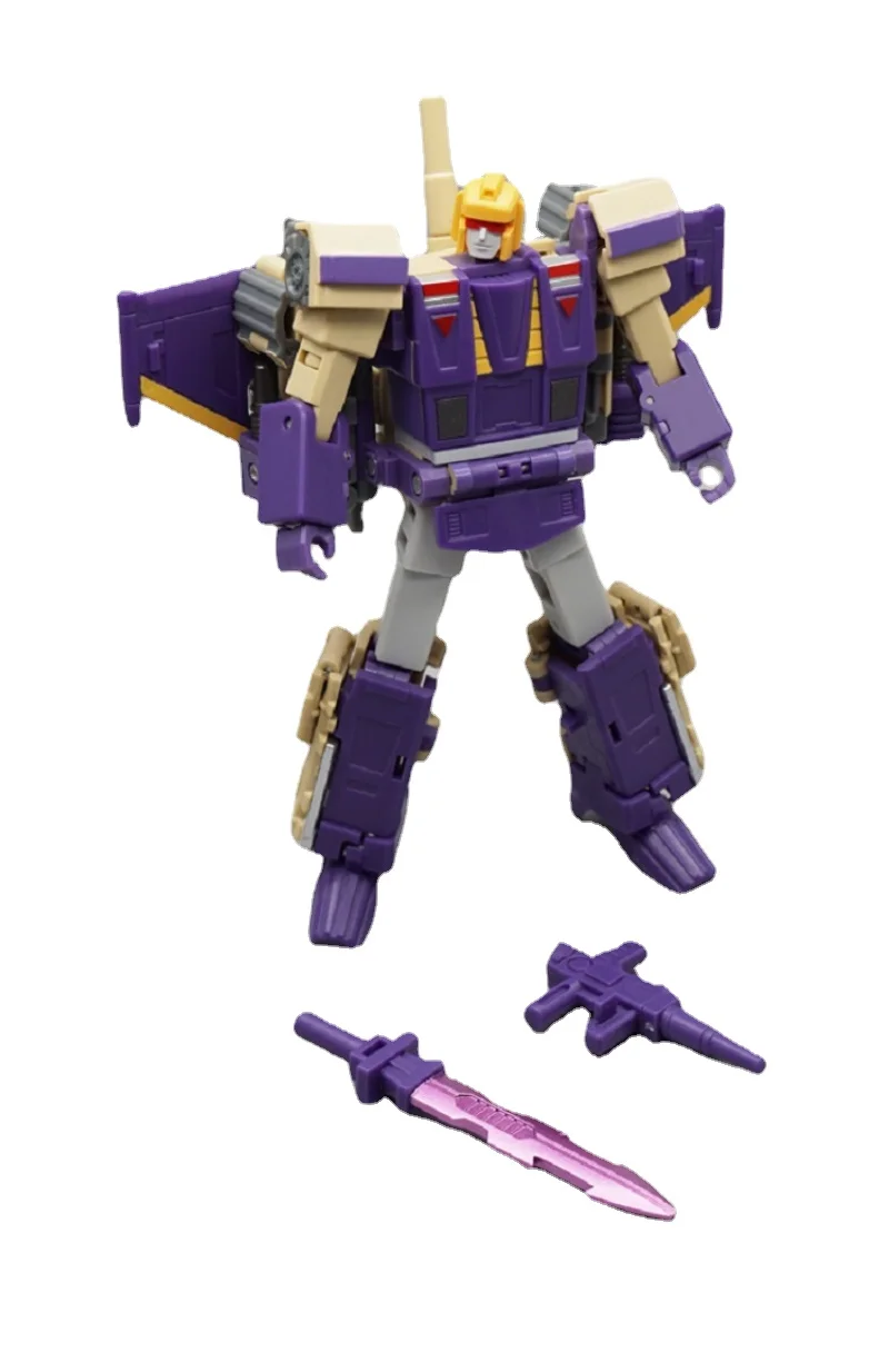 MFT Transformation Thunderbolt Blitzwing Three Change Warriors MS28 MS-28 MS-28A Series Pocket War Action Figure Robot Toys