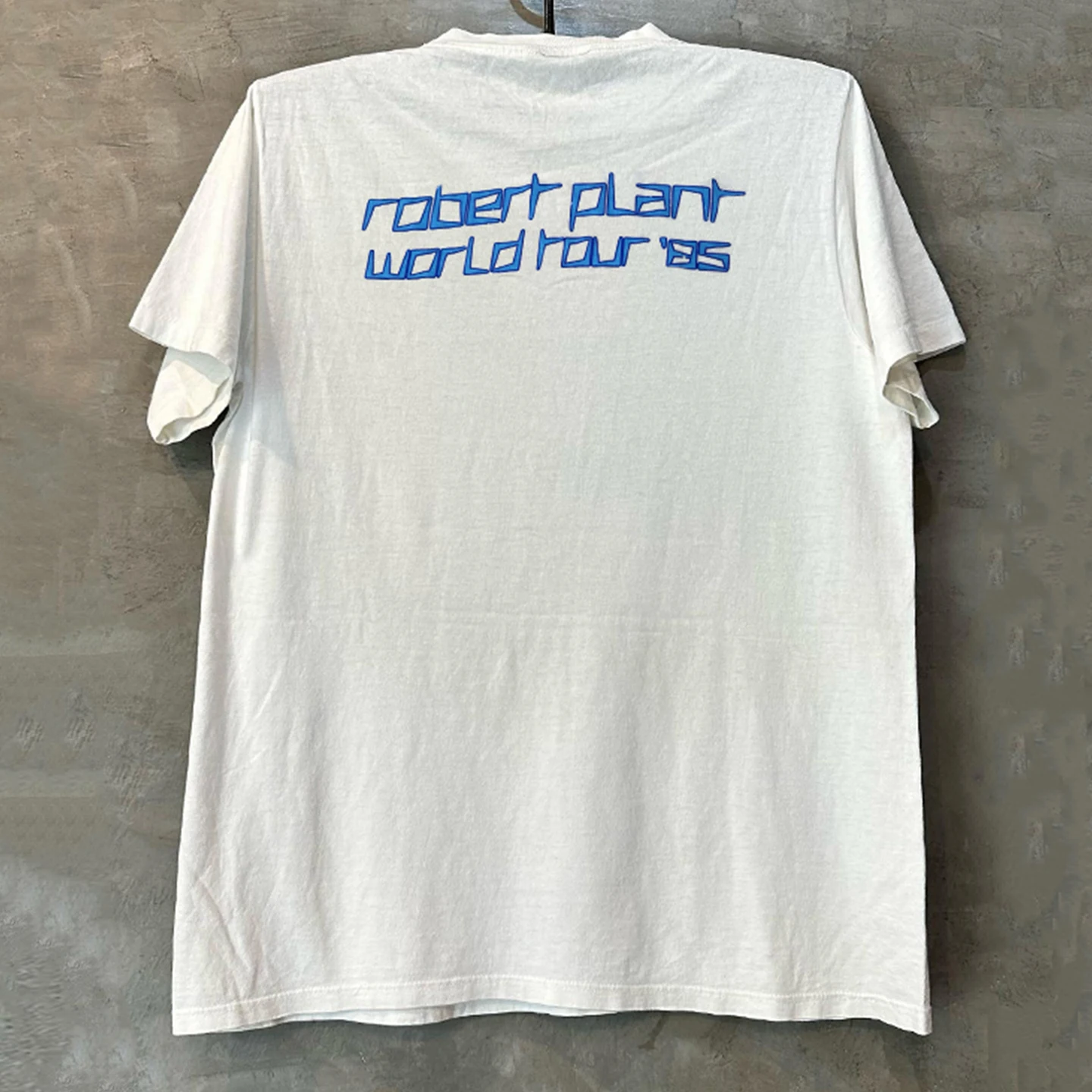 Robert·Plant Rock Singer American  Art Short Sleeve T-Shirt Trendy Cotton Youthful Print Summer Casual round Neck Top