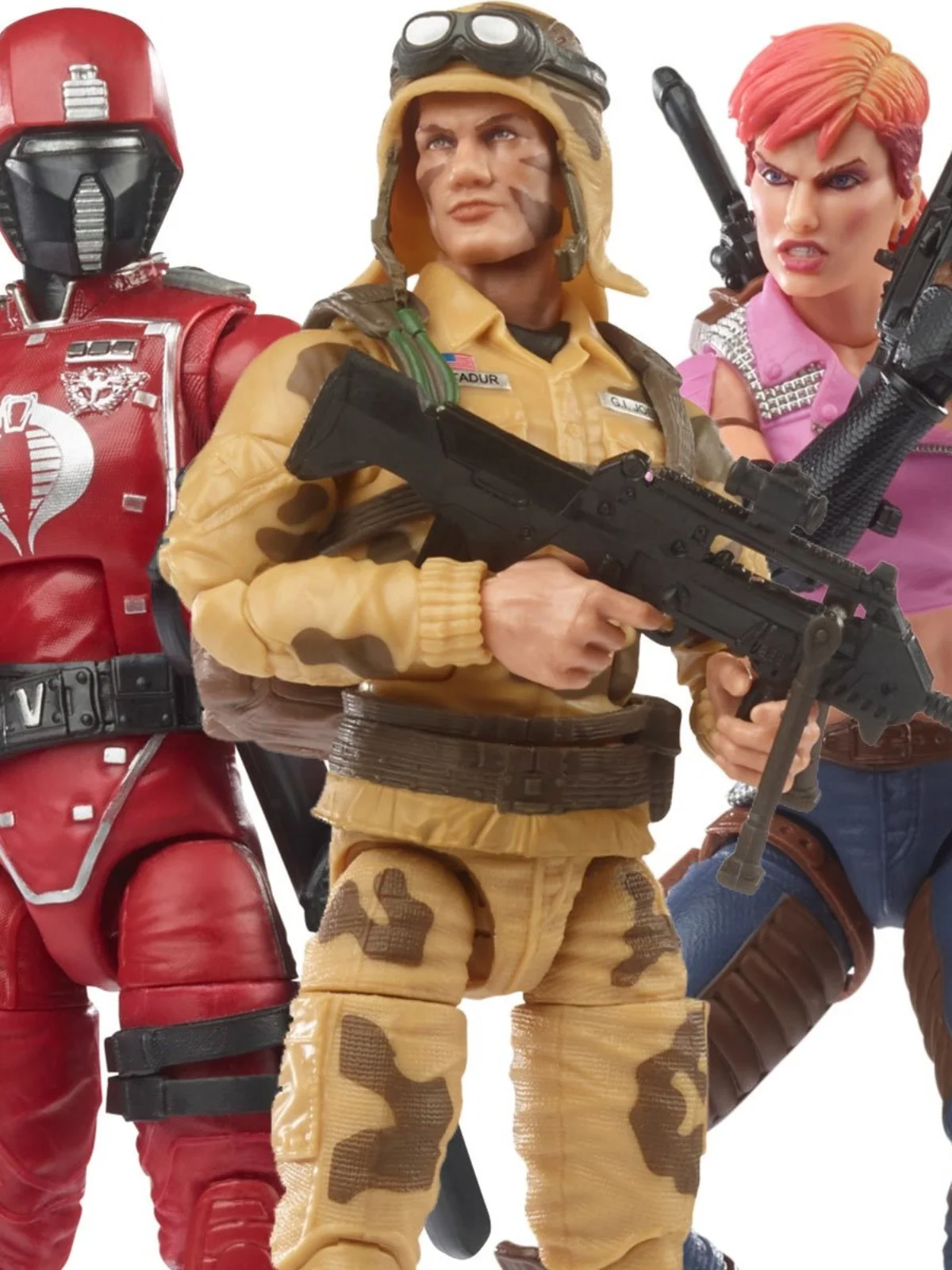 

Hasbro G.I.J. Special Forces Top Secret Red Guard Zarina Dusty 6-inch Mobile Soldier Tabletop Presents for Boys' Birthday