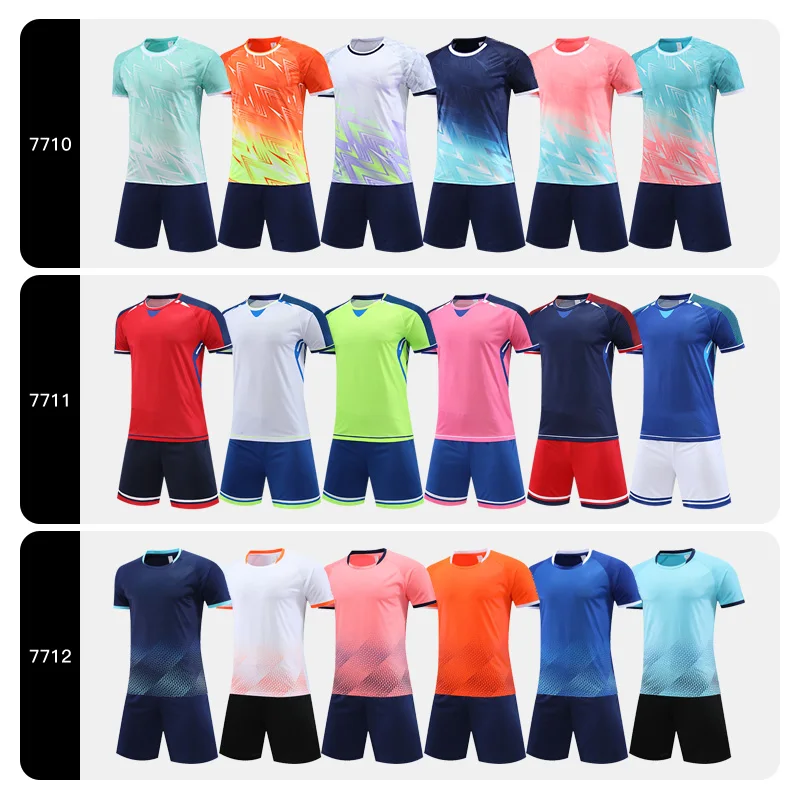 New Adult Kids Football Jerseys Soccer Uniforms Shirts Training Professional Custom Clothing MAN and Women Suit Sports Tracksuit