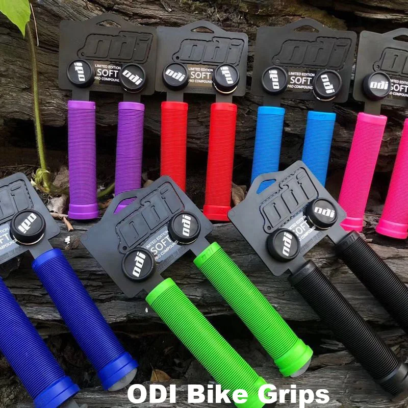 Puños de Manillar ODI MTB, Puños de Gel de Sílice para Bicicleta, Cubierta de Manillar Suave, Accesorio para Bicicleta de Montaña Plegable XC/AM Downhill
