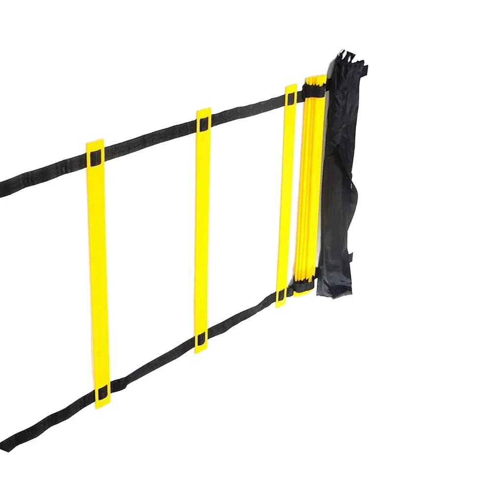 

Agility Training Ladder Soccer Speed Jumping Sport Equipment Football Footwork Practise 3.5m Yellow