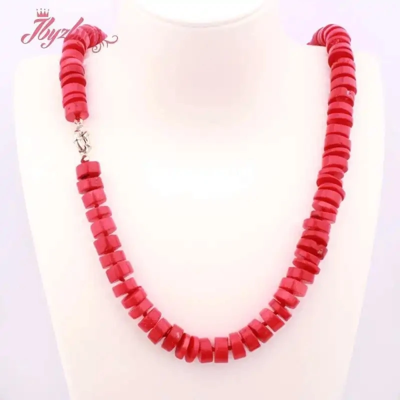 Natural Red Coral Beads Knot Chain Women Jewelry Choker Necklace Adjustable Size Strand 17inch Free Shipping