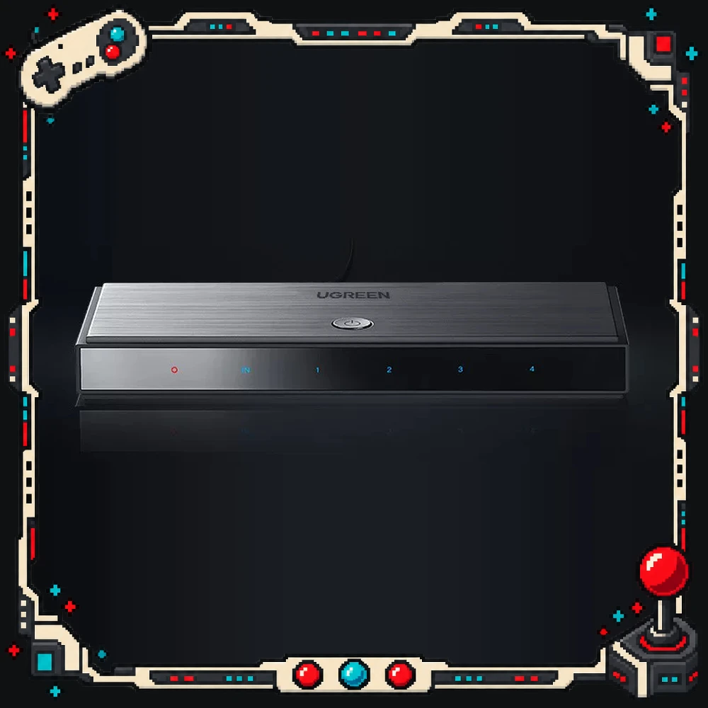 UGREEN 50708 HDMI Splitter 1 In 4 Out 4K60Hz HDMI 2.0 HDR HDCP 2.2 for TV Monitor Projector Simultaneous Display