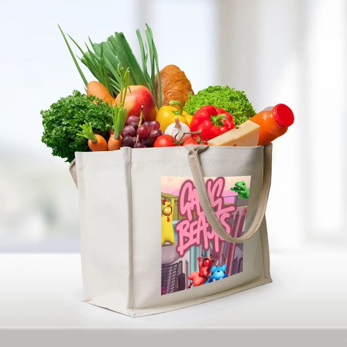 Gang Beasts Tote Bag custom canvas bag cute pouch bag Canvas stote