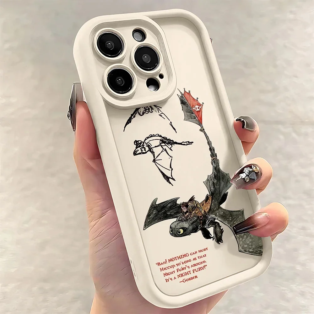 حافظة أنيمي كيفية تدريب التنين الخاص بك لهاتف Xiaomi Redmi Note 14 PRO 4G 5G 13 12 11 9 Pro Plus 14C 13C 12C 10S 11S 12S A3 غطاء Sof #4