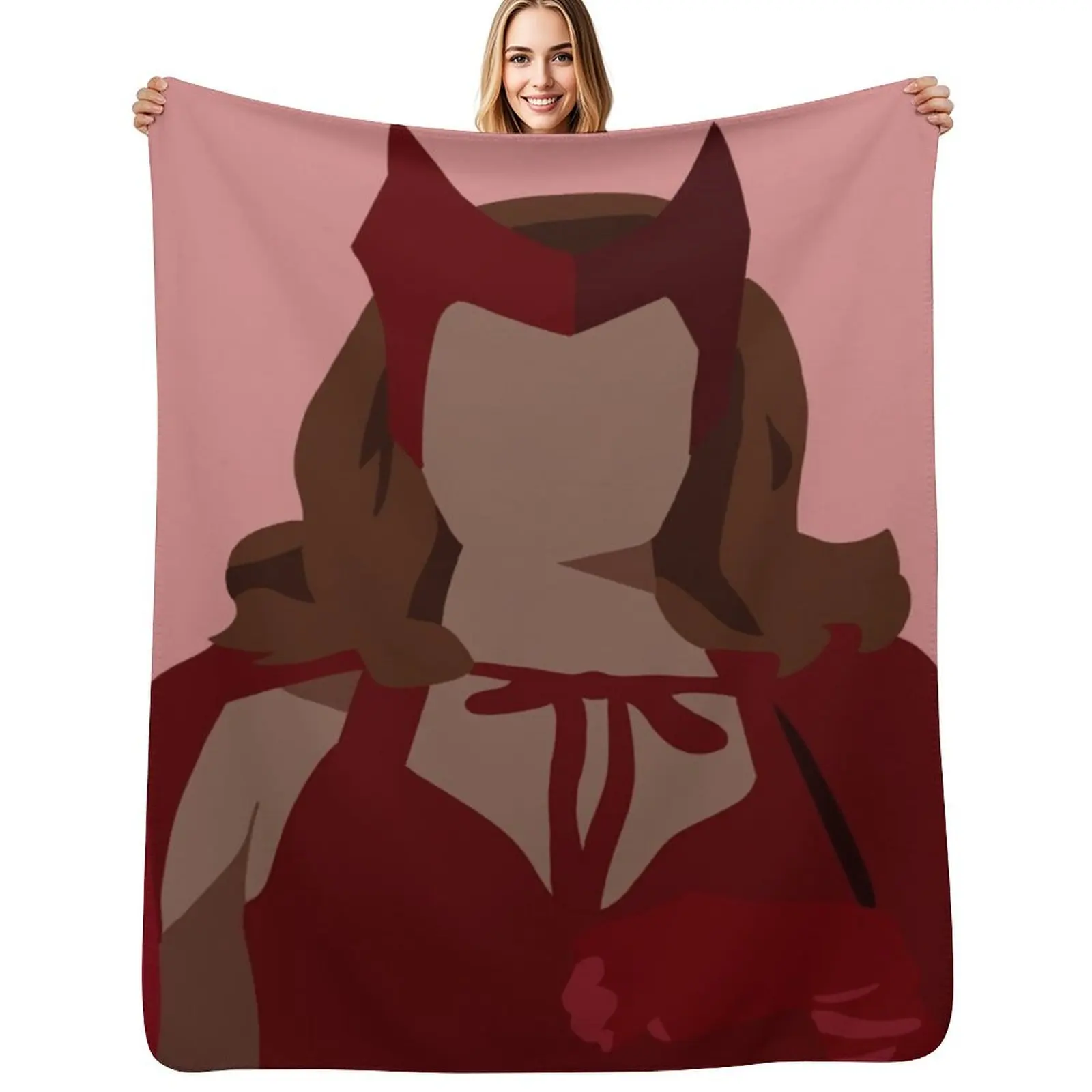 

Halloween Witch Throw Blanket Lightweight Warm Blanket for Travel Camping