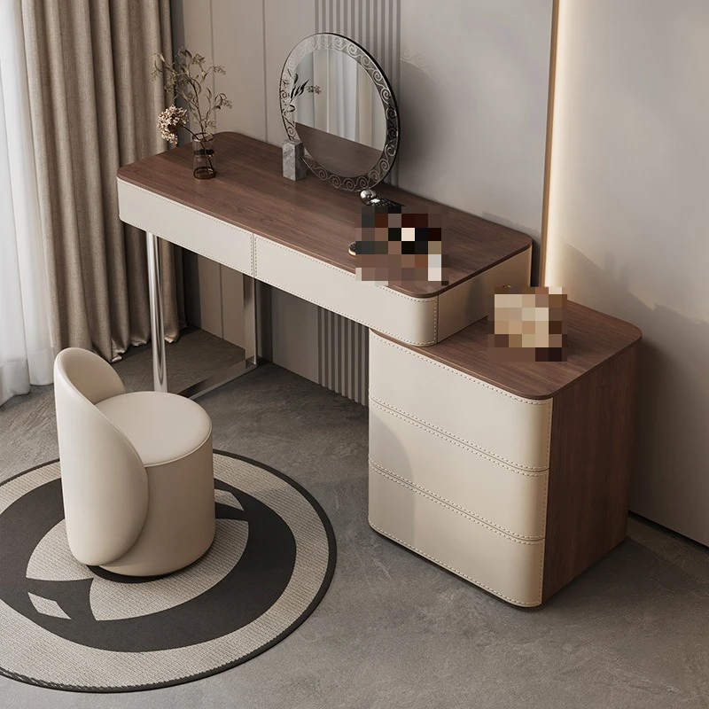 

ZYY household integrated solid wood medieval style new Chinese style modern simple bedroom walnut dresser