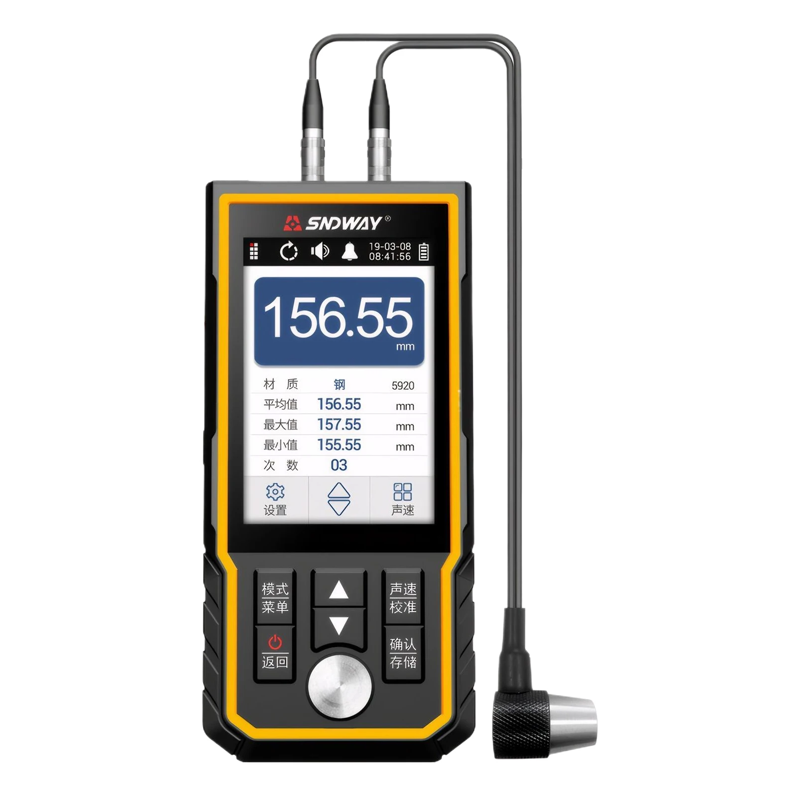 Varnish Thickness Meter On Cars Fast Response Folibration Easy-to Easy-to- Paint Thickness Tester SW-6530