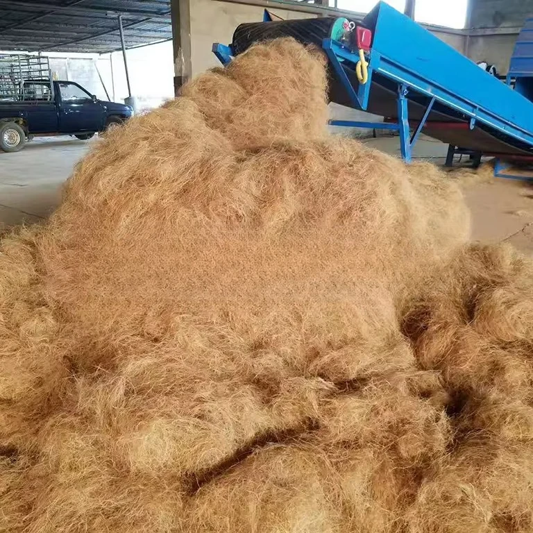 Heavy-Duty Double-Drum Coconut Husk Defibering Machine High-Output Coconut Husk Peeling Fiber Stripping Machine