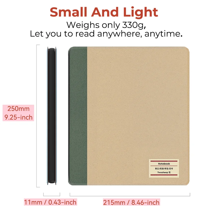 Etui Twosheep na Kindle Scribe 2024 i 2022 Hard Shell Magnetic Flip Auto Sleep Wake z uchwytem na długopis 10,2-calowy w stylu notebooku — zdjęcie produktu 5
