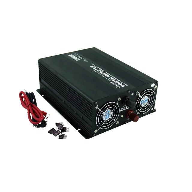 

2000W car inverter Off grid modified sine wave solar inverters & converters 12V 24V 48V DC 110V 220V ac LED energy system