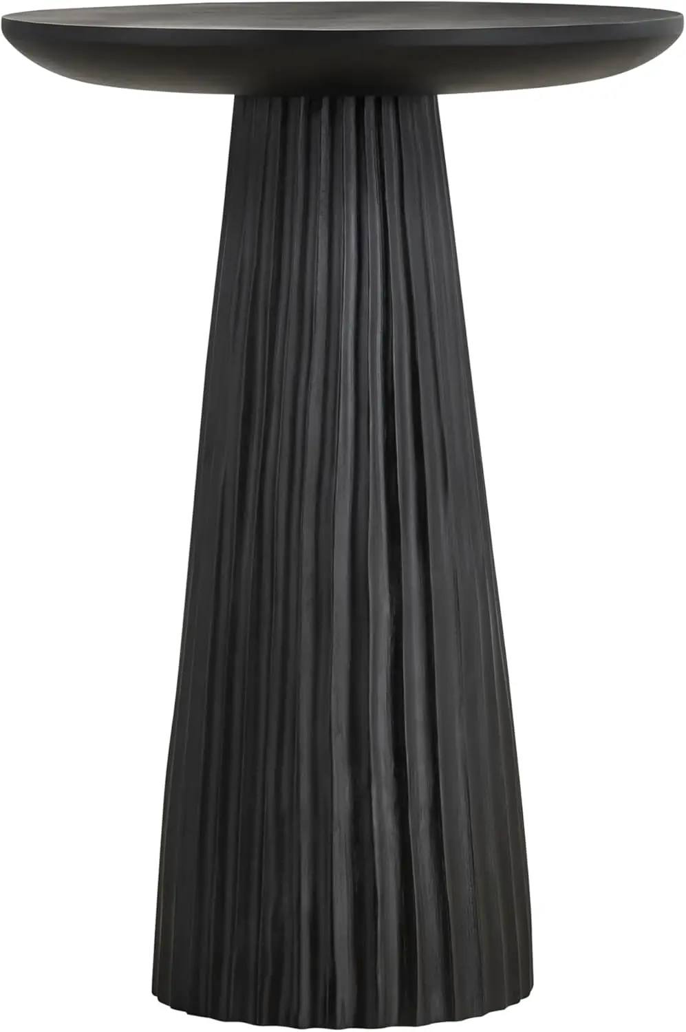 Jai Black Finished Wood Side Table