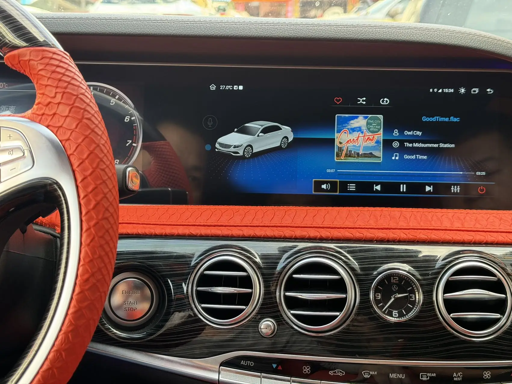 12.3 بوصة Carplay لمرسيدس بنز S الفئة W222 S350 S500 NTG5 سيارة نظام تحديد المواقع والملاحة رئيس وحدة مشغل وسائط متعددة راديو وسائط السيارات